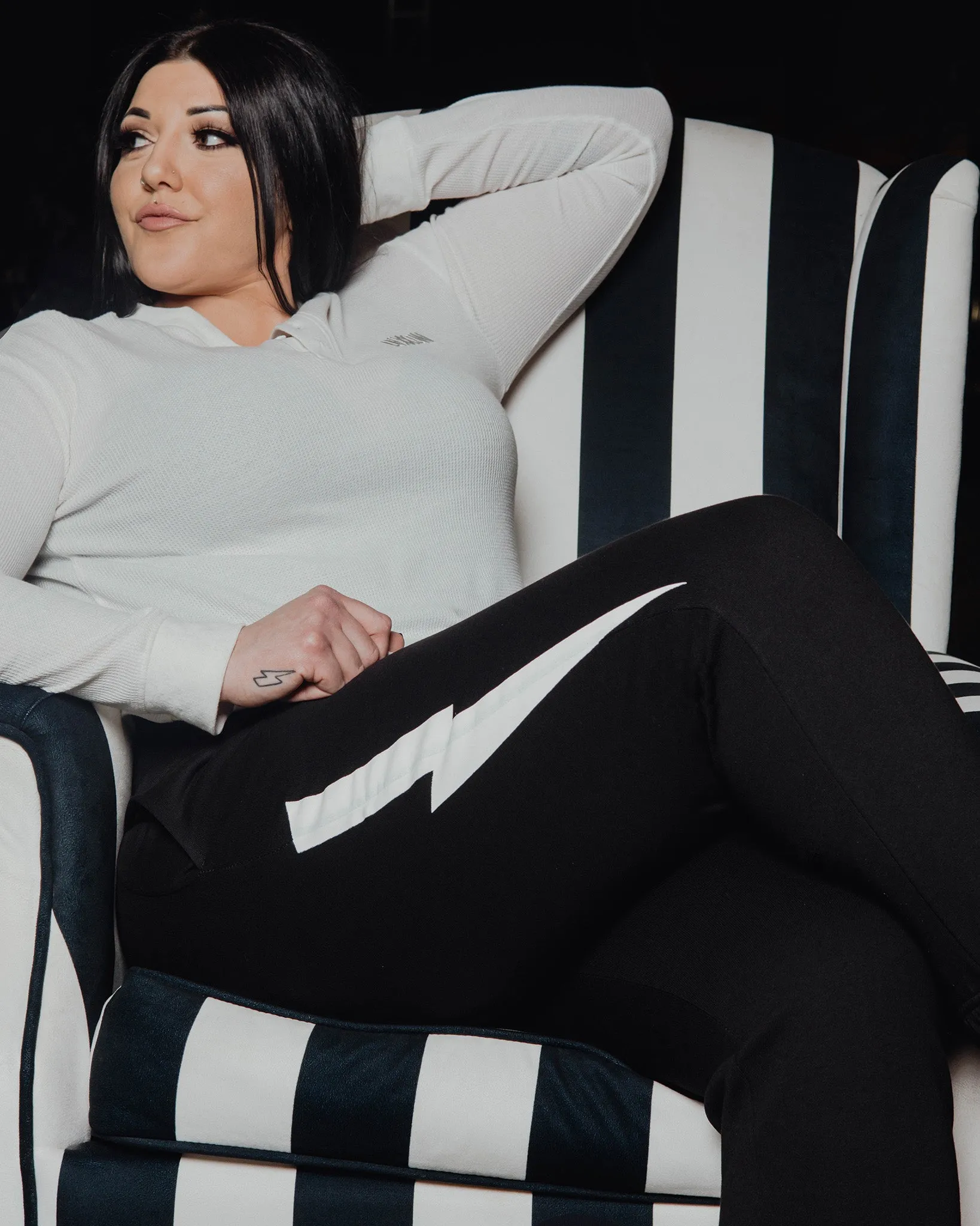 Women's Bolt Sweatpants - Black sold by Dixxon