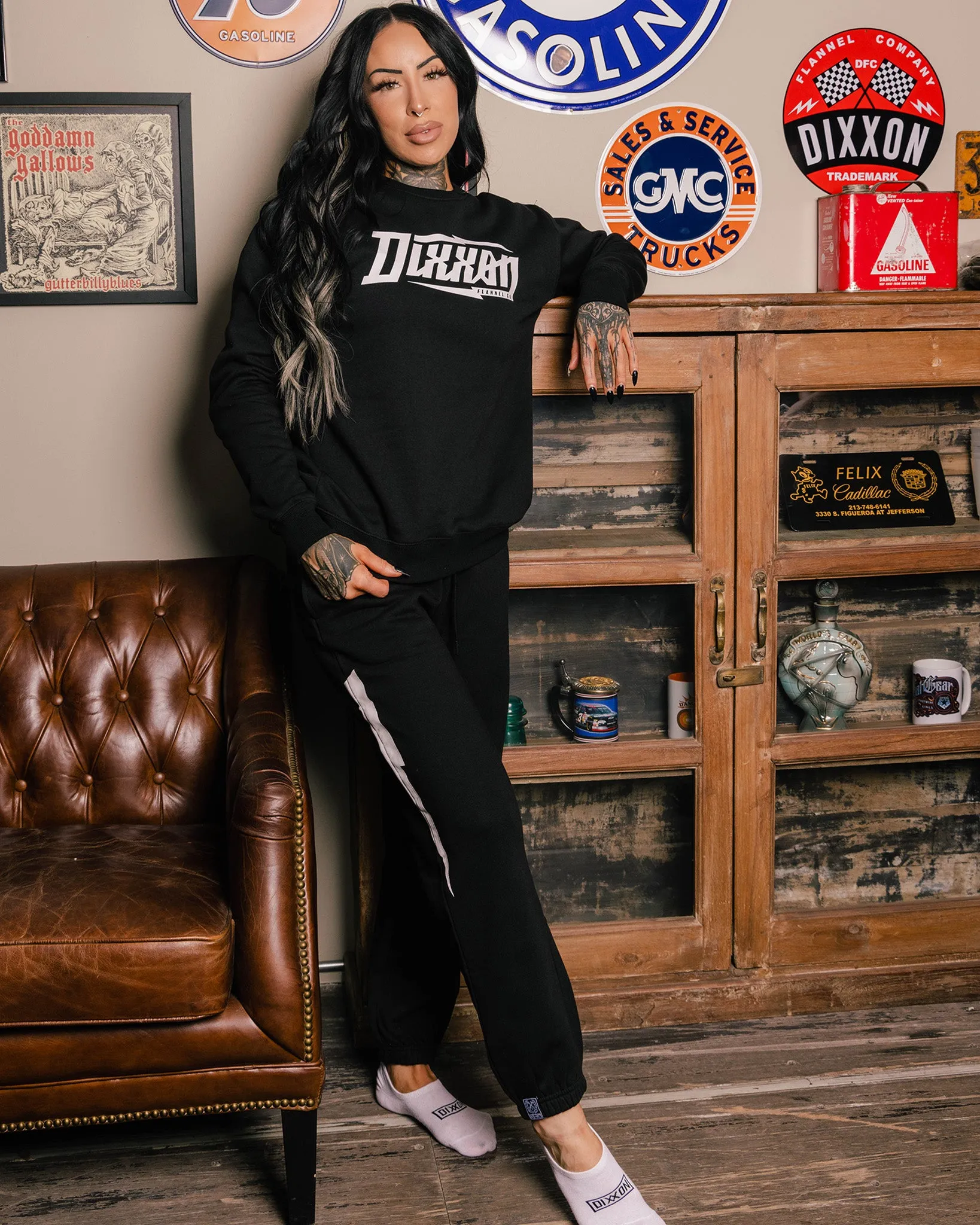 Women's Bolt Sweatpants - Black sold by Dixxon product image thumbnail 5