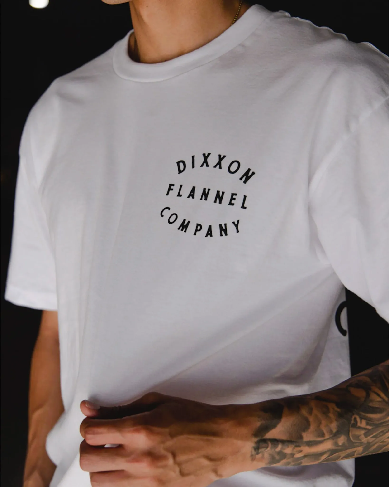 Black Hand Crafted T-Shirt - White sold by Dixxon product image thumbnail 3