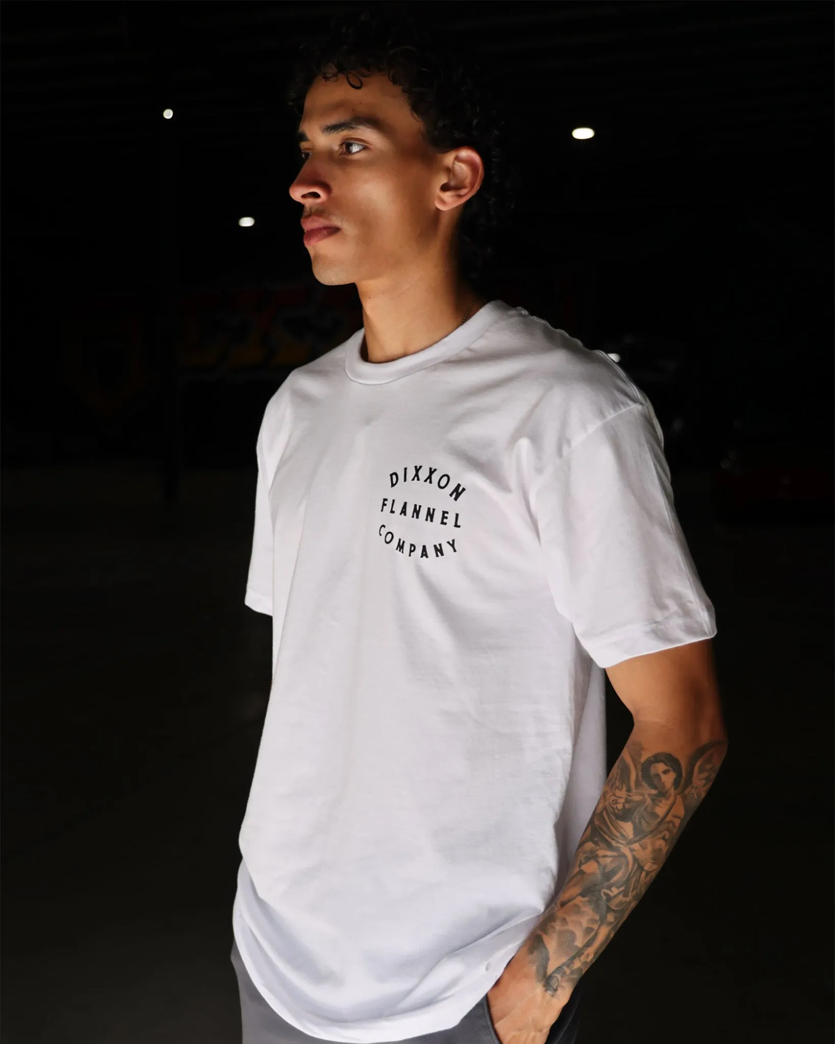 Black Hand Crafted T-Shirt - White sold by Dixxon product image thumbnail 2