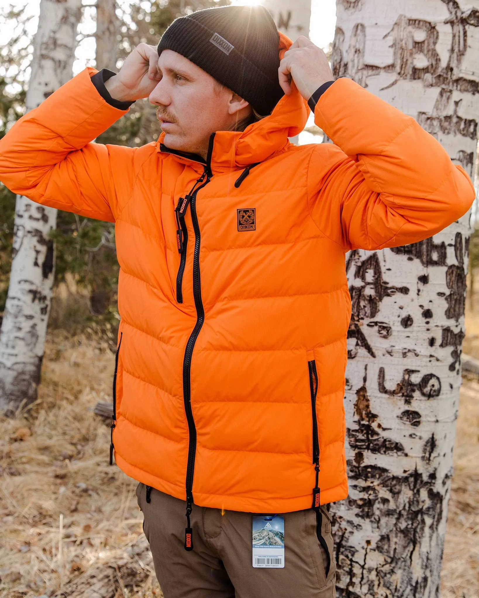 The Ridge Down Jacket - Orange sold by Dixxon product image thumbnail 4