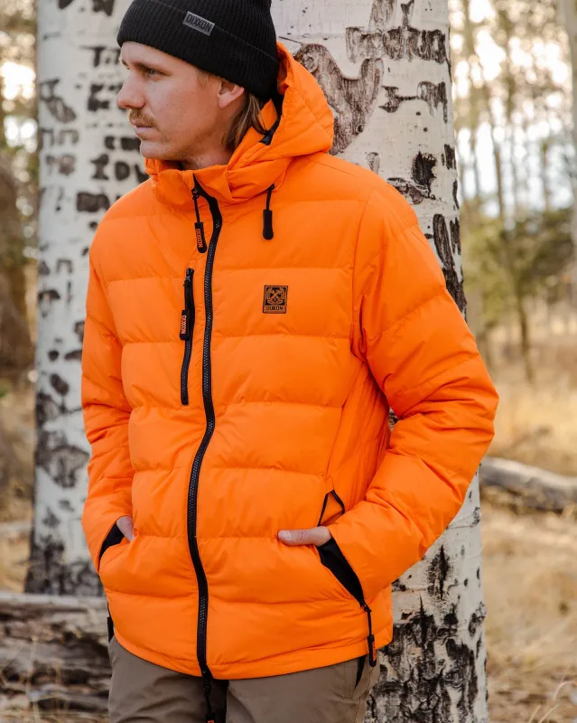 The Ridge Down Jacket - Orange sold by Dixxon