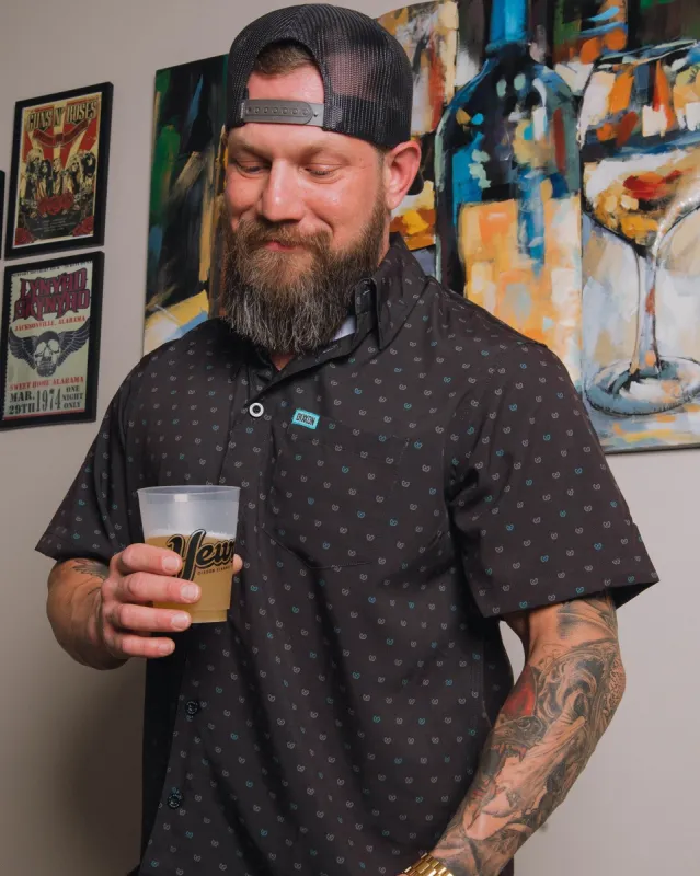 Brochacho Short Sleeve - Black & Tiffany sold by Dixxon