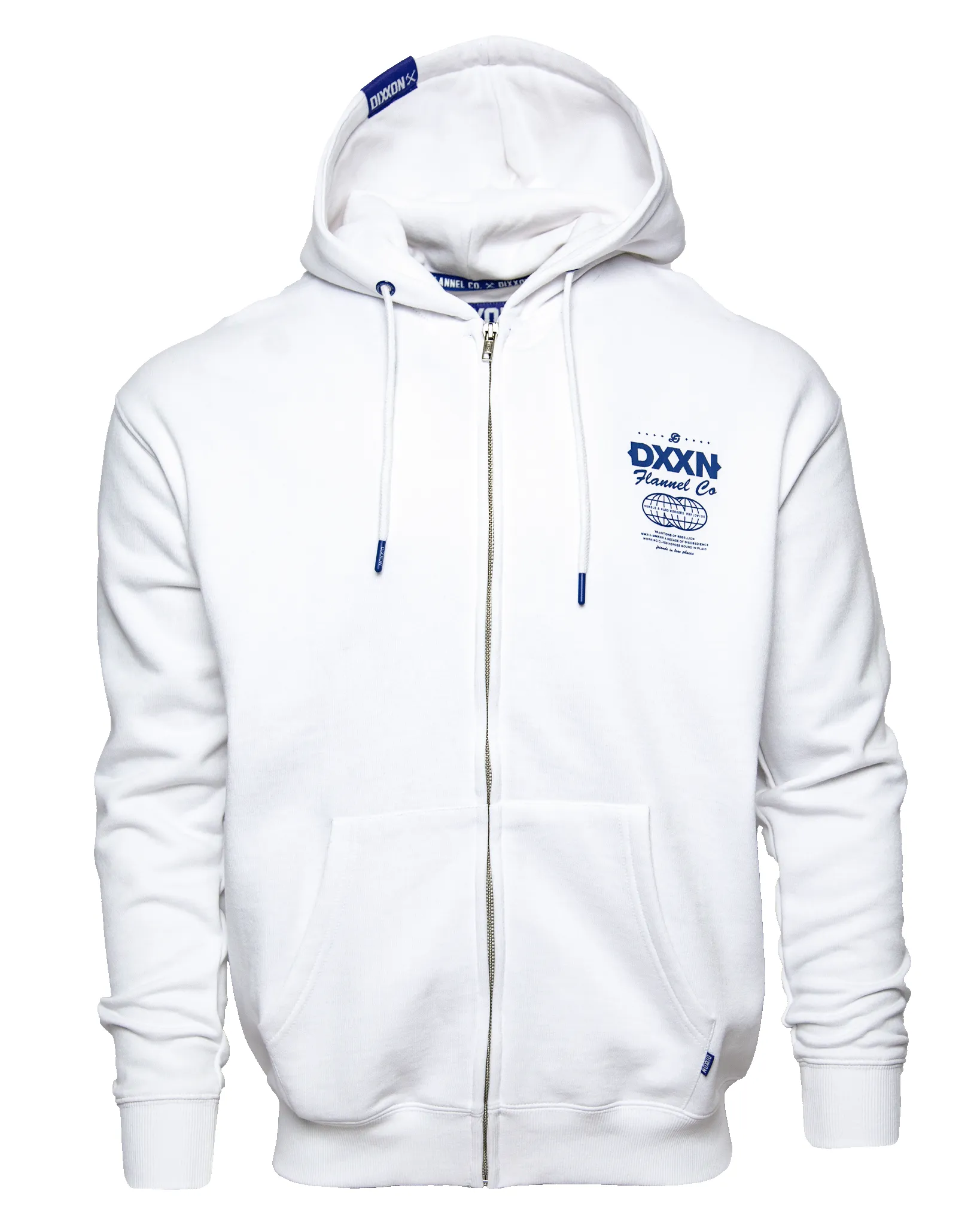 Blue Tech Zip Up - White sold by Dixxon product image thumbnail 3