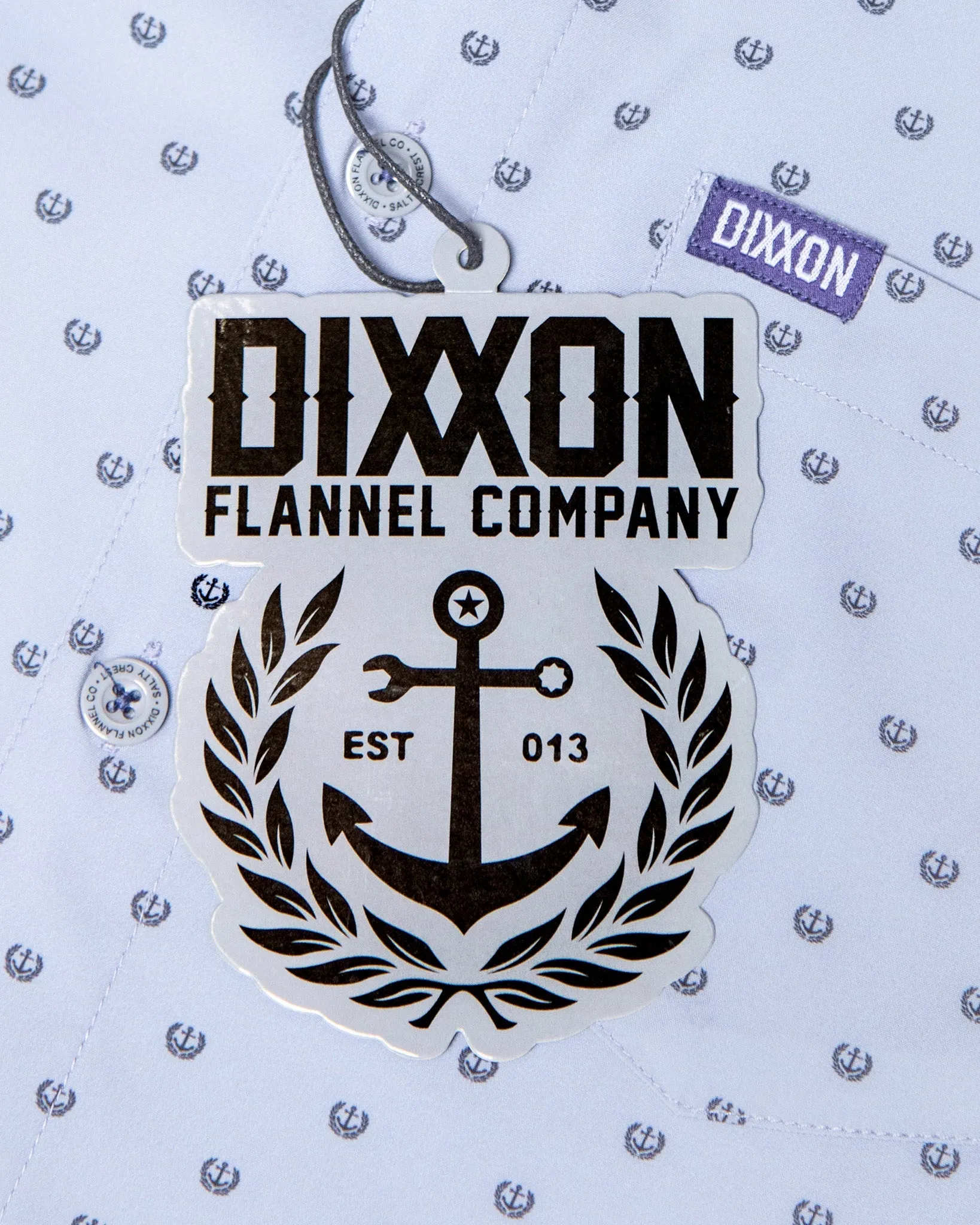 Women's Salty Crest Party Shirt - Black & Gray sold by Dixxon product image thumbnail 5