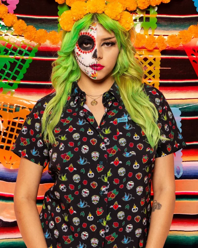 Women's Los Muertos Party Shirt made by Dixxon