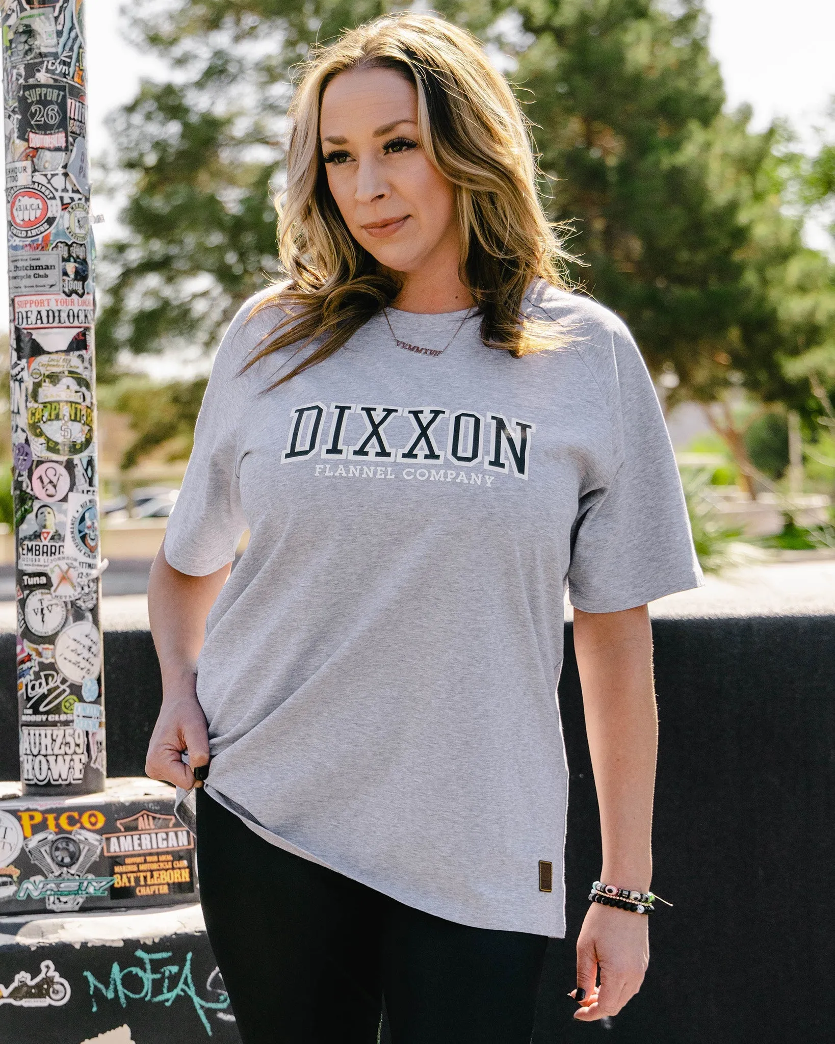 Women's DFCO Acid Wash T-Shirt - Gray sold by Dixxon