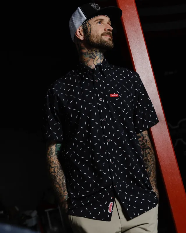 Bolt Party Shirt - Black sold by Dixxon