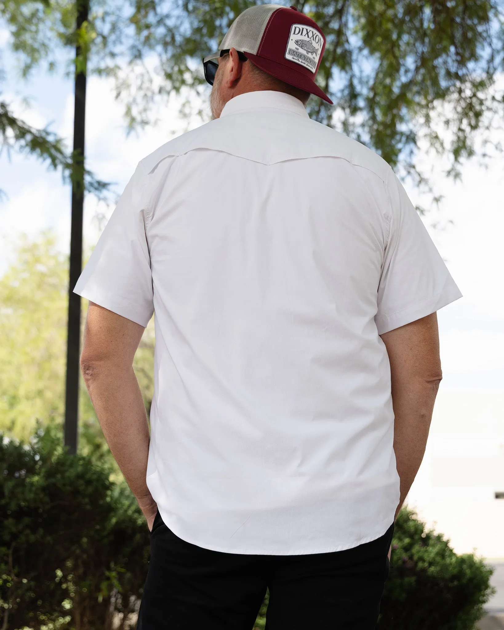 Outdoorsman Performance Short Sleeve - White sold by Dixxon product image thumbnail 3