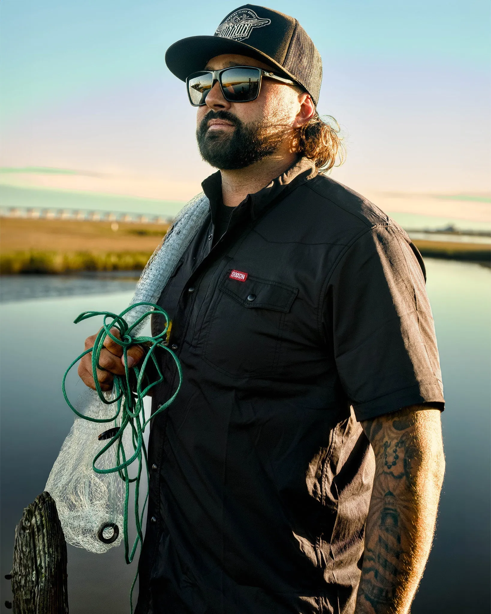 Outdoorsman Performance Short Sleeve - Black sold by Dixxon product image thumbnail 3