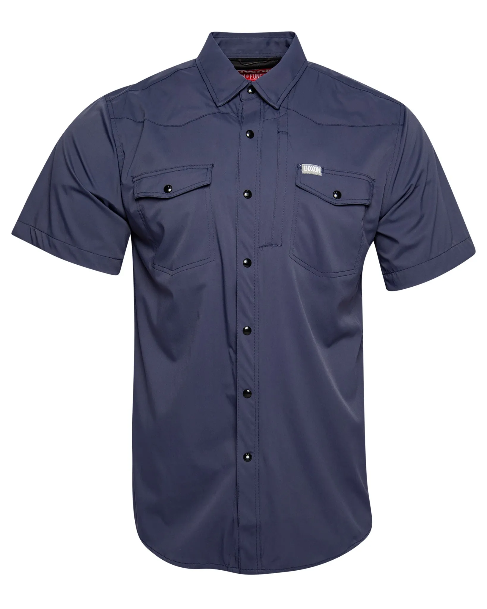 Outdoorsman Performance Short Sleeve - Navy sold by Dixxon product image thumbnail 2