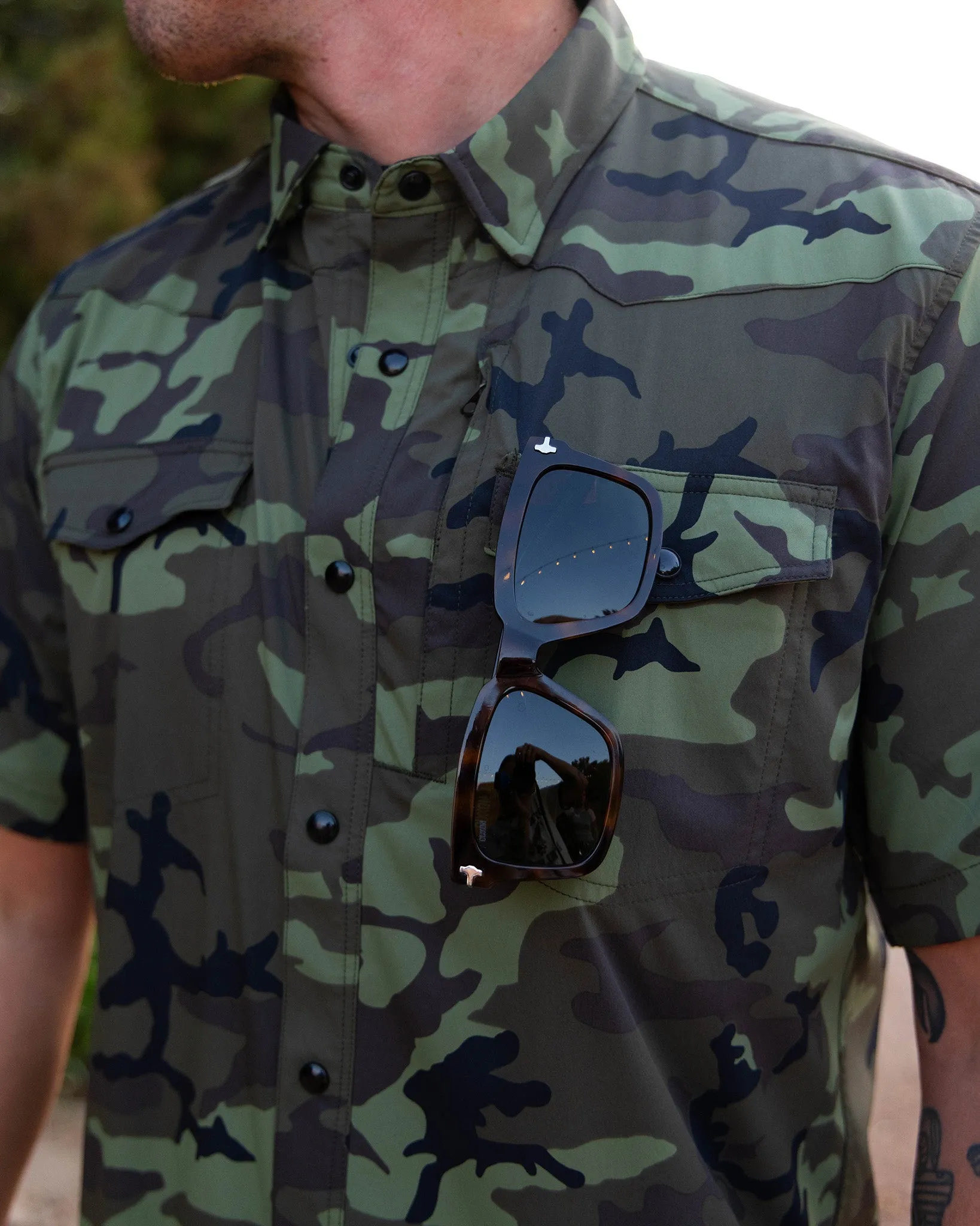 Outdoorsman Performance Short Sleeve - Camo sold by Dixxon product image thumbnail 4