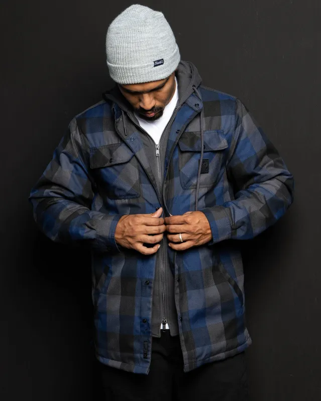 Overtime Hooded Flannel Jacket sold by Dixxon