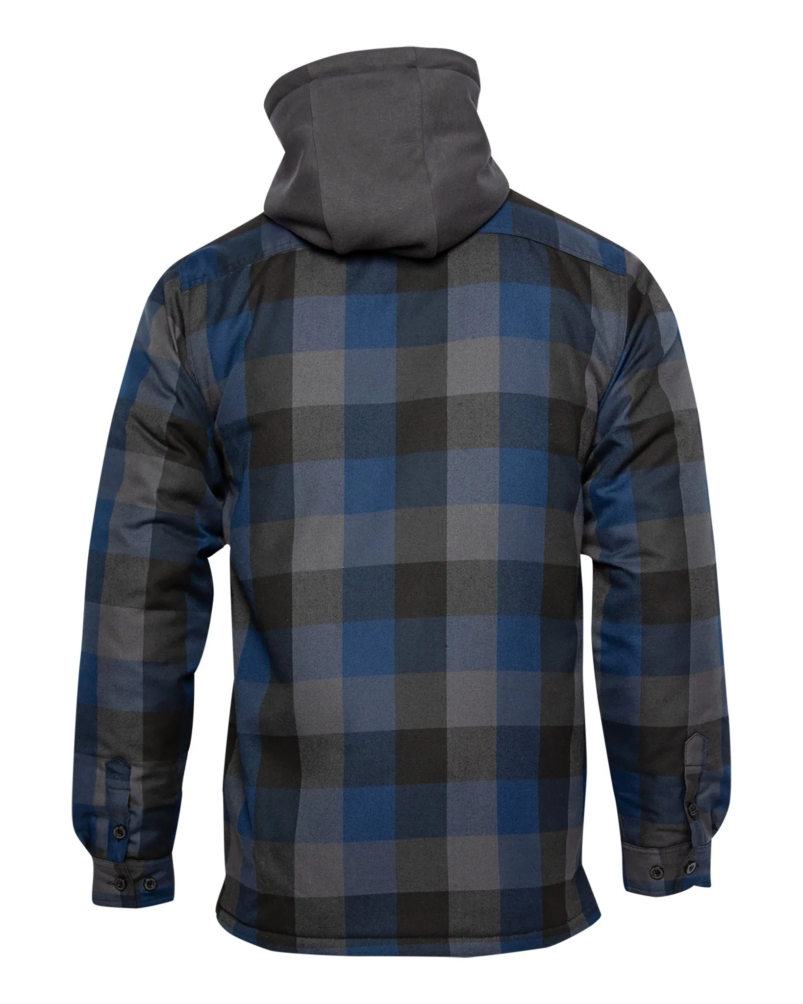 Overtime Hooded Flannel Jacket sold by Dixxon product image thumbnail 3