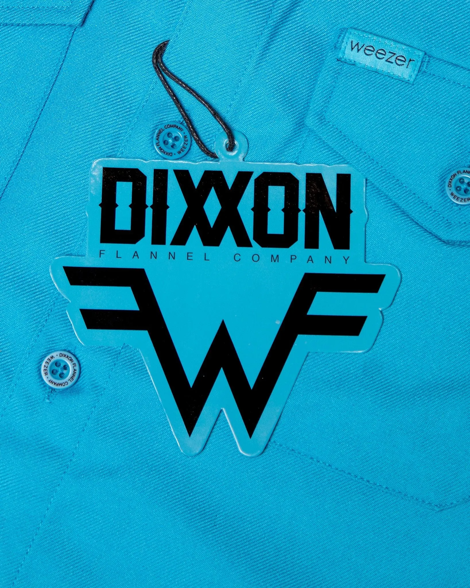 Women's Weezer Blue Album Flannel sold by Dixxon product image thumbnail 5