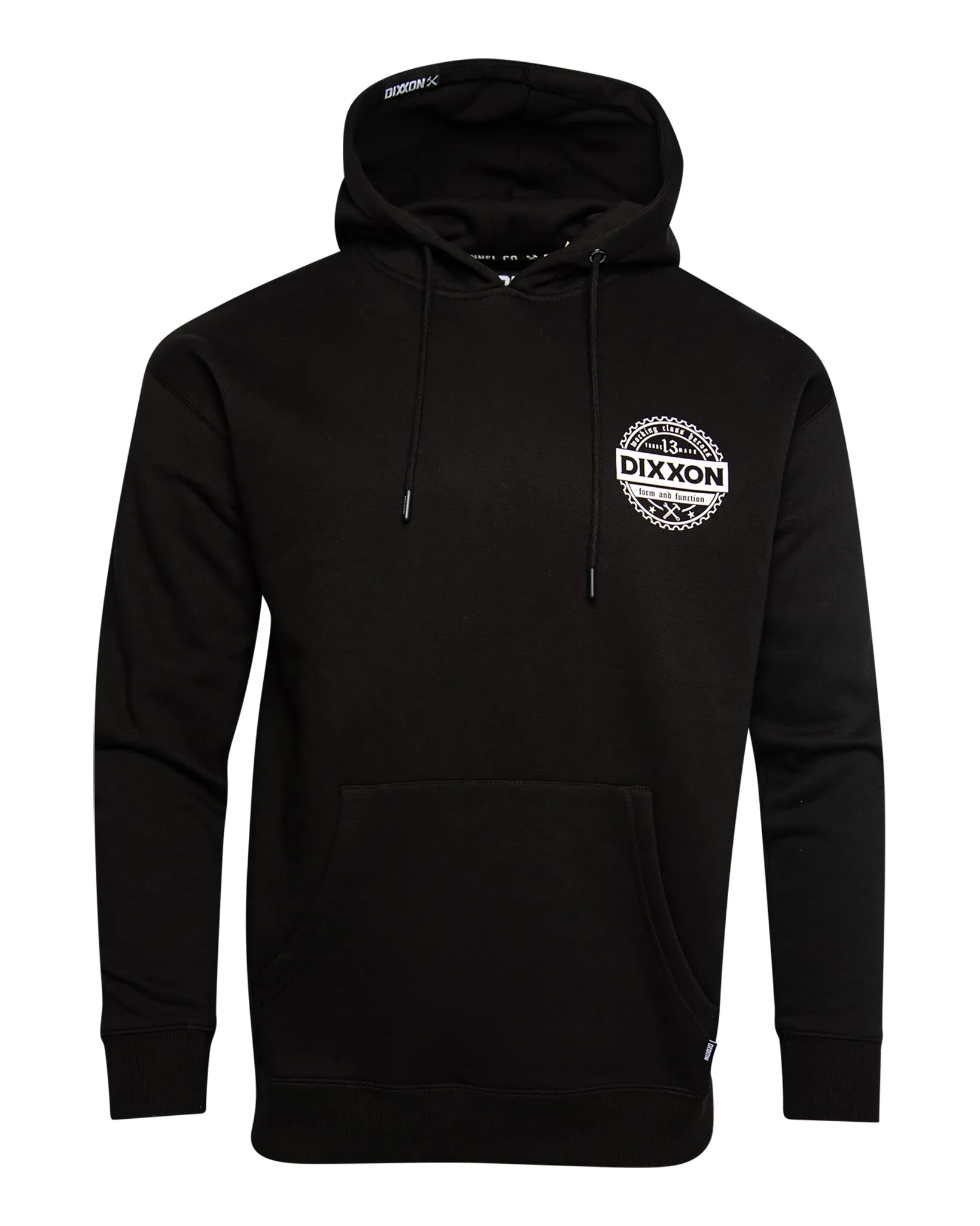 White Working Class Gear Pullover Hoodie - Black sold by Dixxon product image thumbnail 3