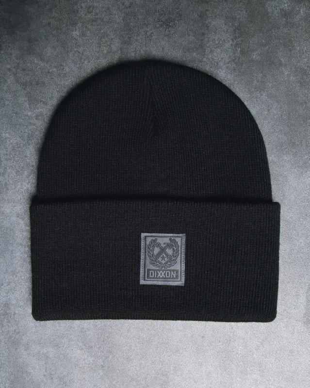 Box Crest Ribbed Beanie sold by Dixxon