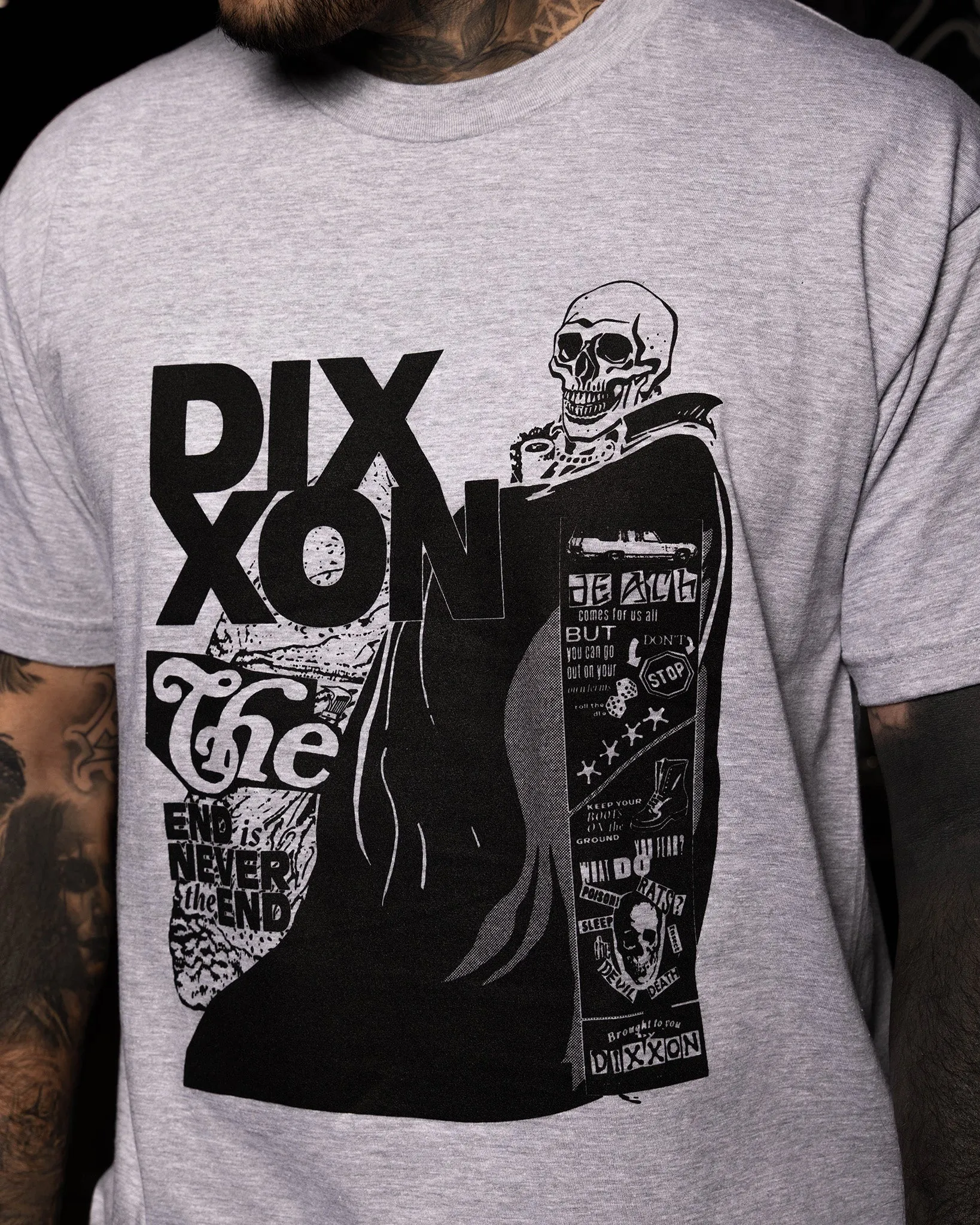 Fear T-Shirt - Heather Gray sold by Dixxon product image thumbnail 3