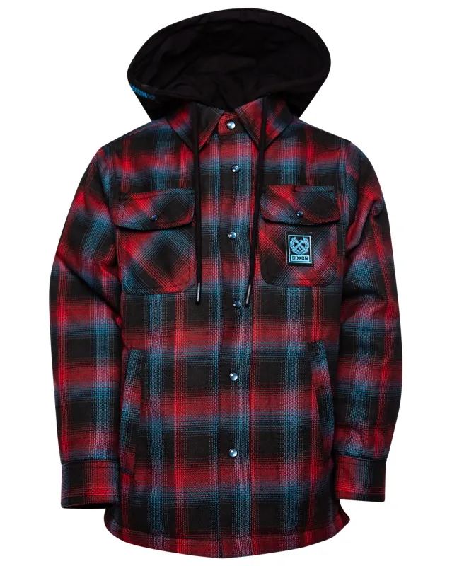 Youth Dimension Hooded Flannel Jacket sold by Dixxon