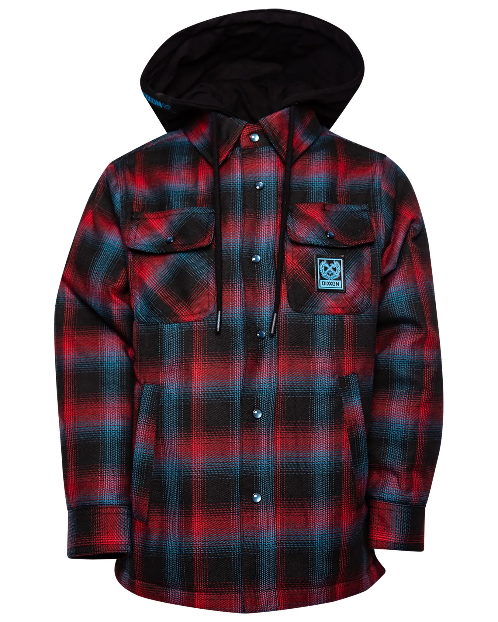 Youth Dimension Hooded Flannel Jacket sold by Dixxon