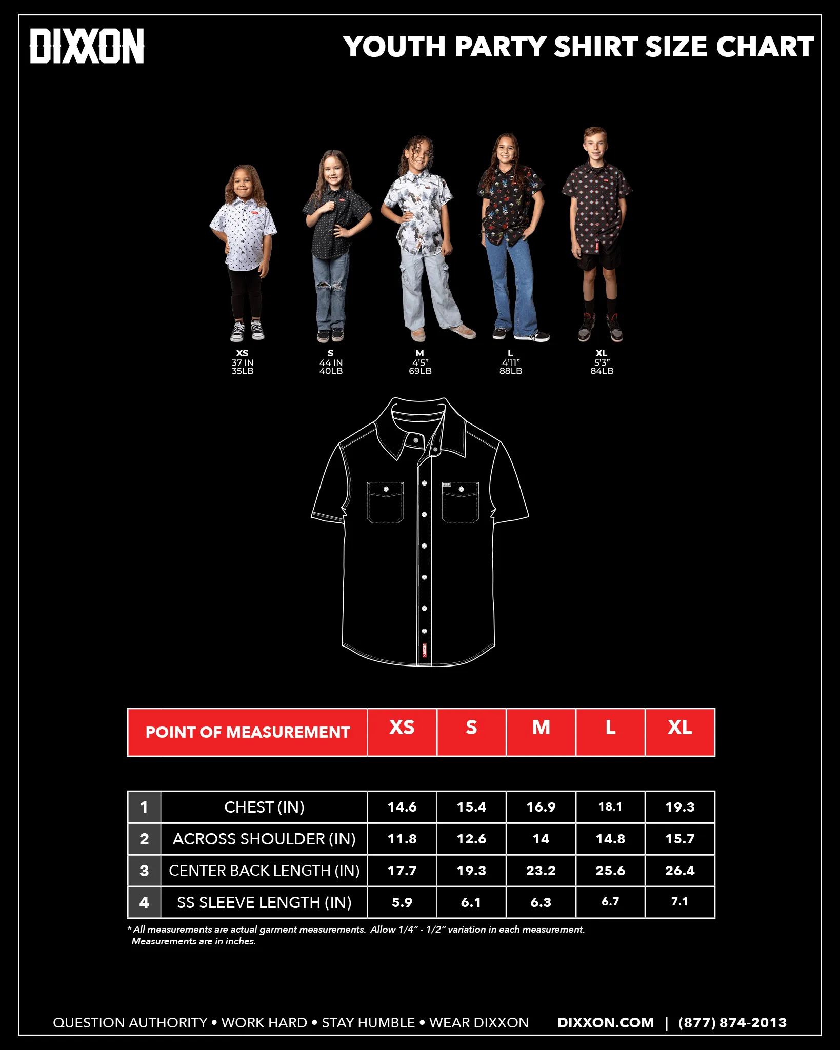 Youth 702 Long Sleeve Party Shirt sold by Dixxon product image thumbnail 3