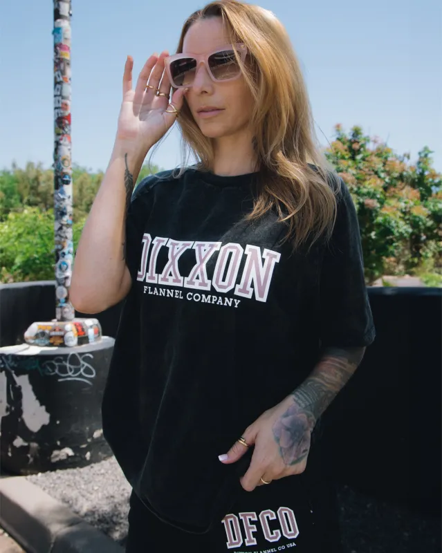 Women's DFCO Acid Wash T-Shirt - Black sold by Dixxon