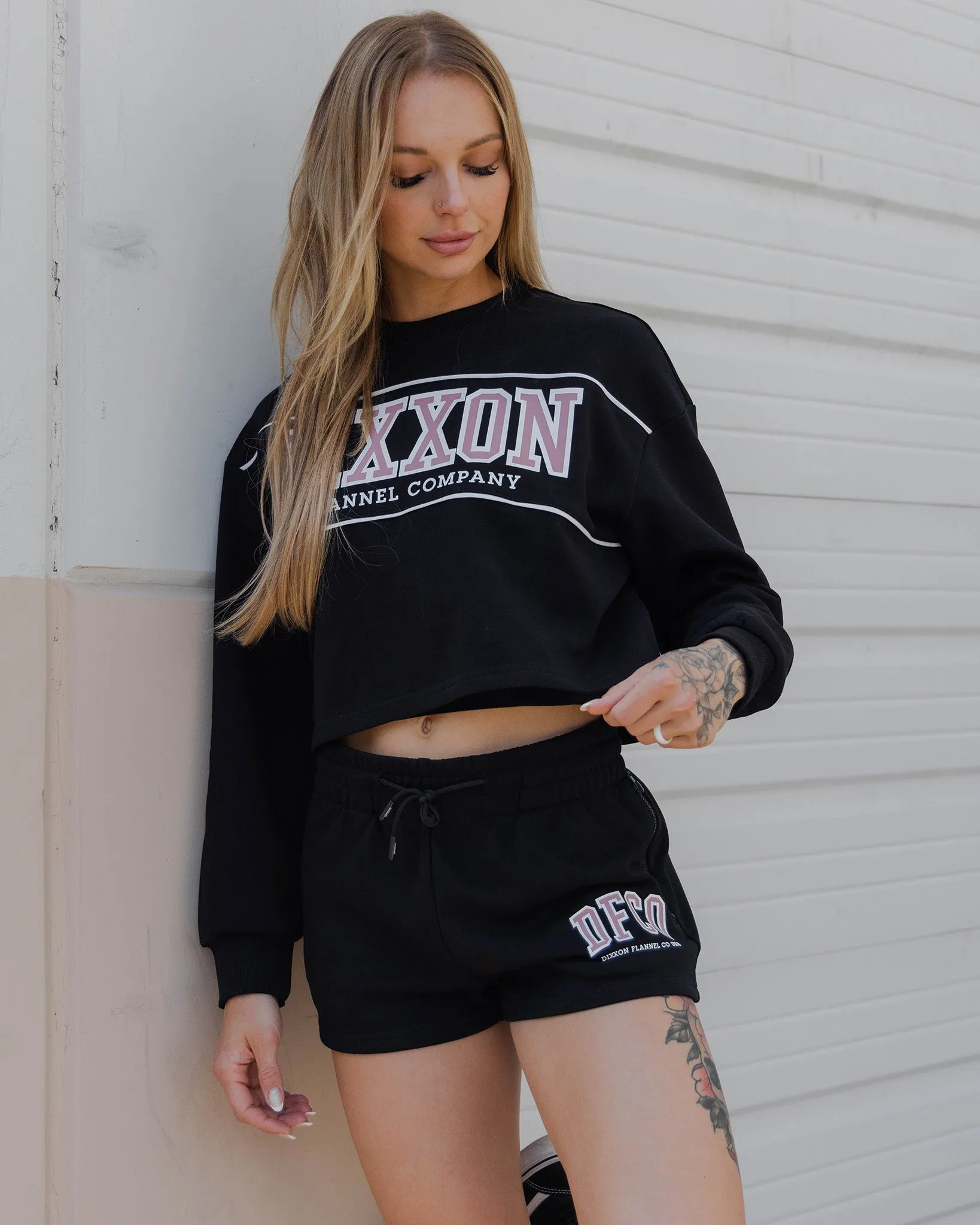 Women's DFCO Sweat Shorts - Black sold by Dixxon product image thumbnail 3