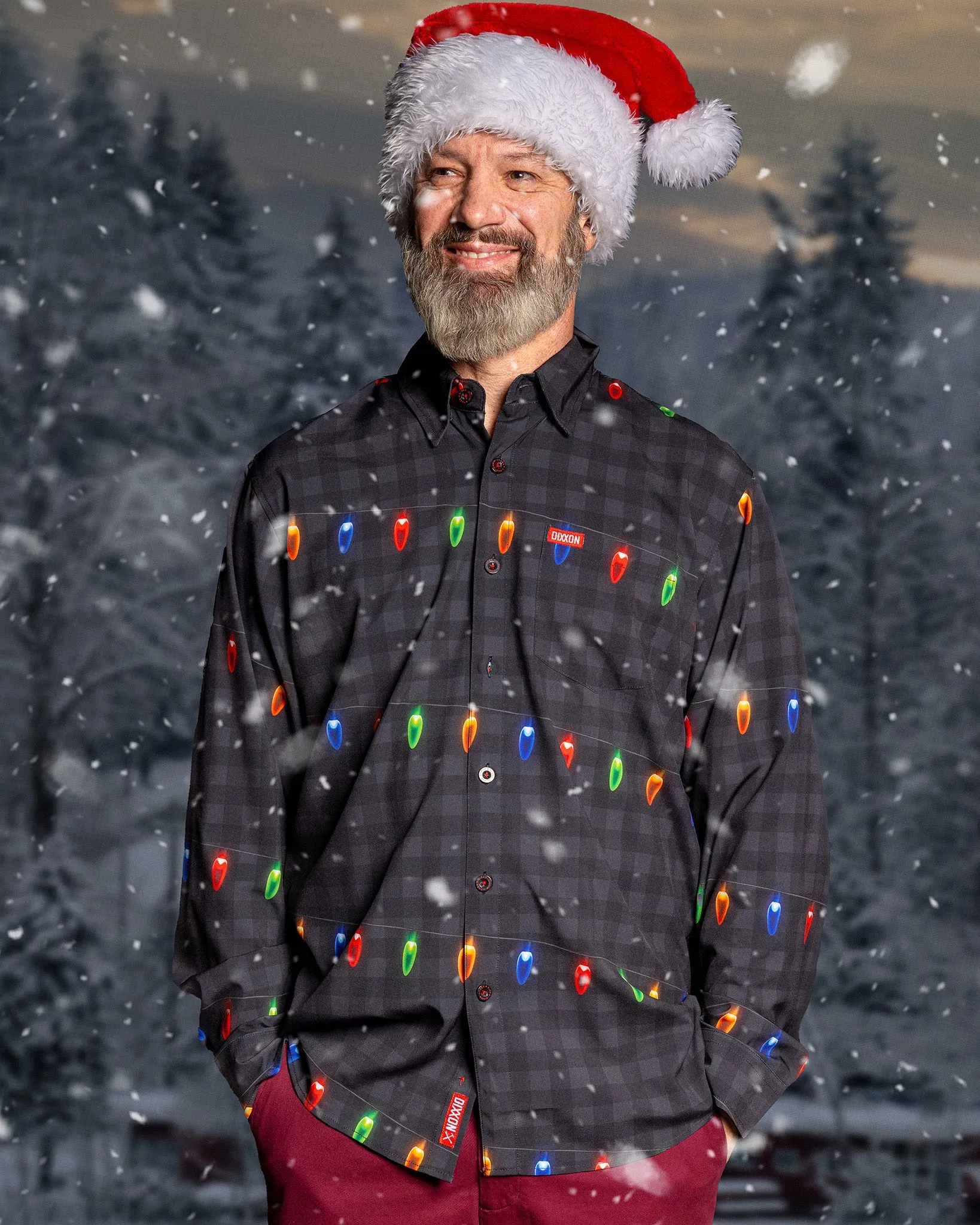 The Clark Long Sleeve Party Shirt sold by Dixxon