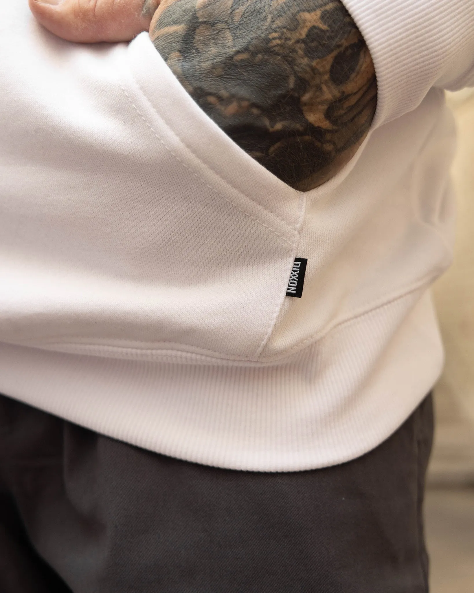 Black Maria Pullover Hoodie - White sold by Dixxon product image thumbnail 5