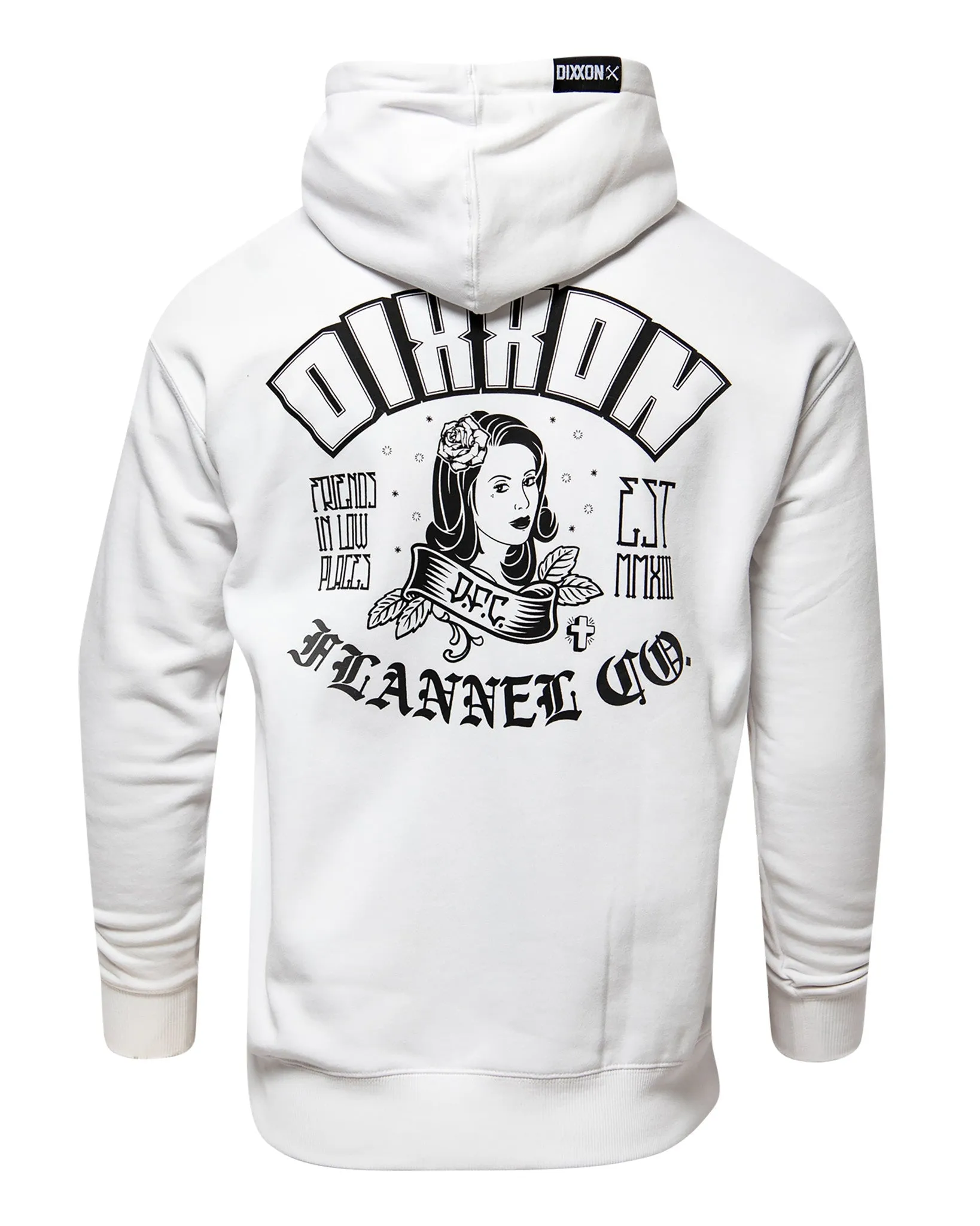 Black Maria Pullover Hoodie - White sold by Dixxon product image thumbnail 2