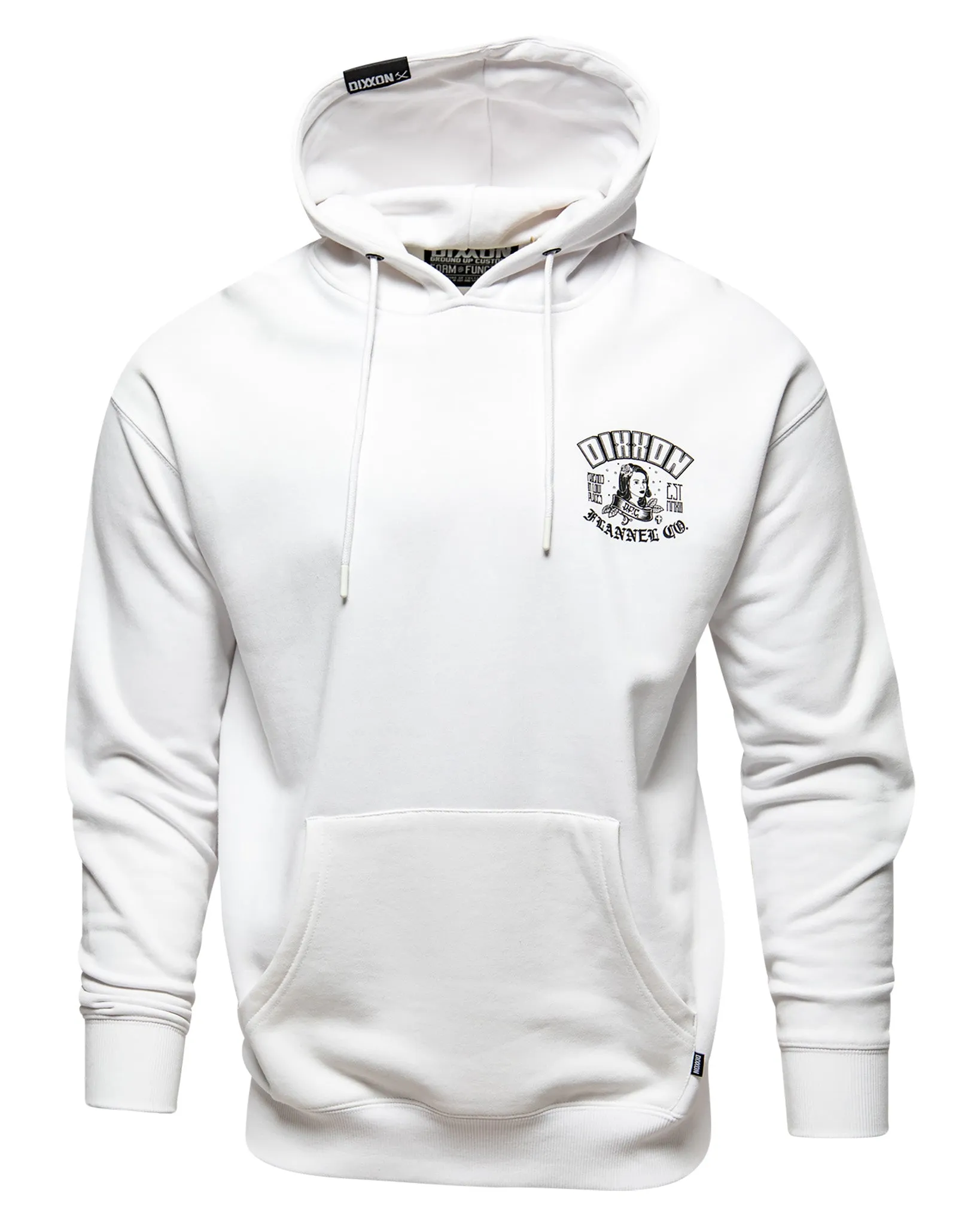 Black Maria Pullover Hoodie - White sold by Dixxon product image thumbnail 3