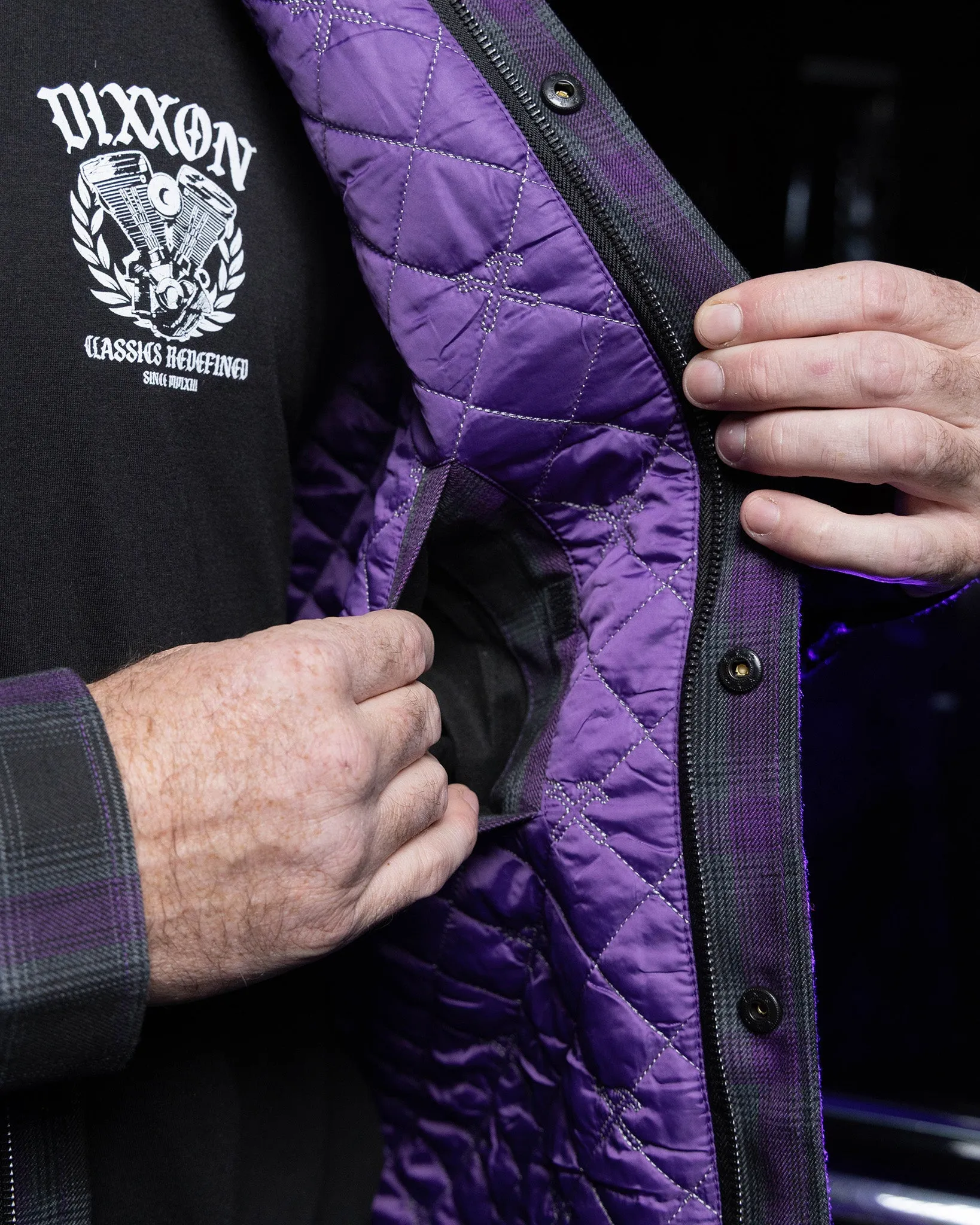 Forum Quilted Flannel Jacket sold by Dixxon product image thumbnail 5