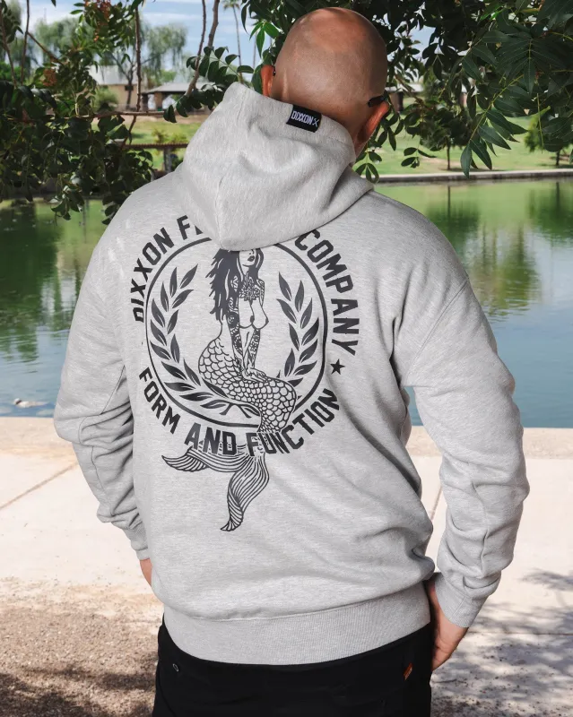 Calypso Zip Up Hoodie - Heather Gray sold by Dixxon