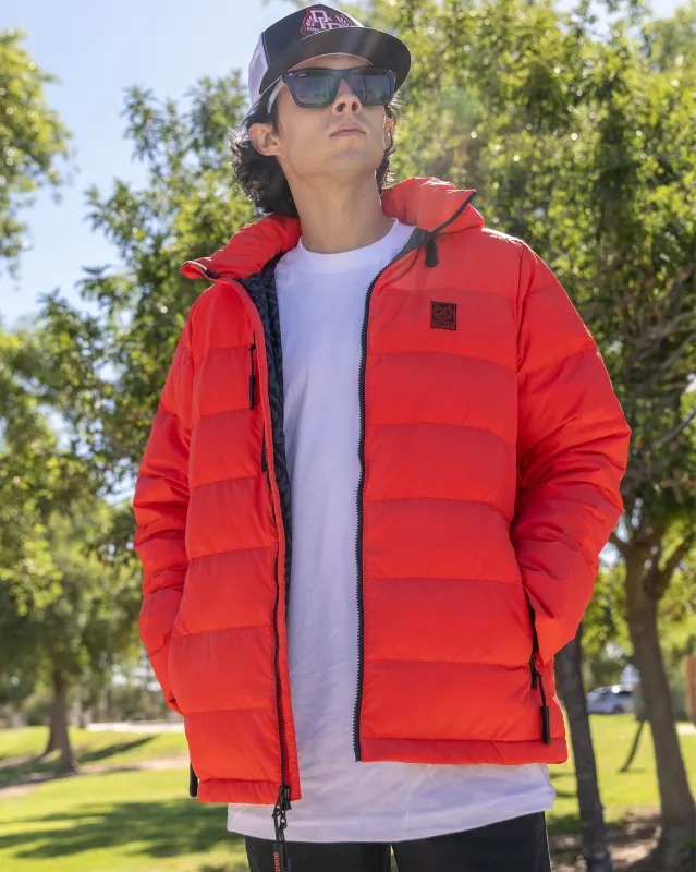 The Ridge Down Jacket - Red sold by Dixxon