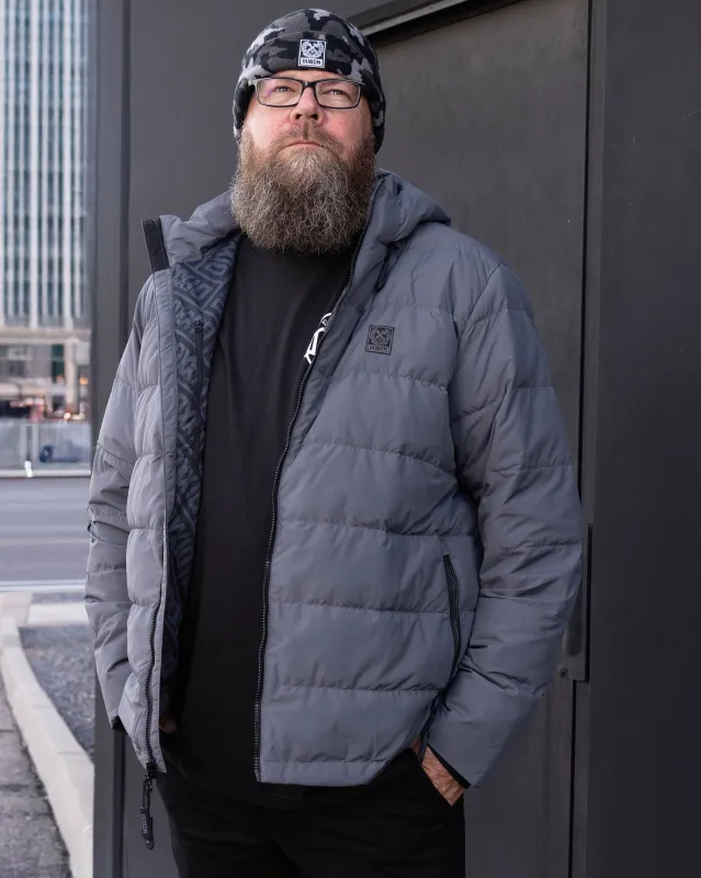 The Ridge Down Jacket - Gray sold by Dixxon