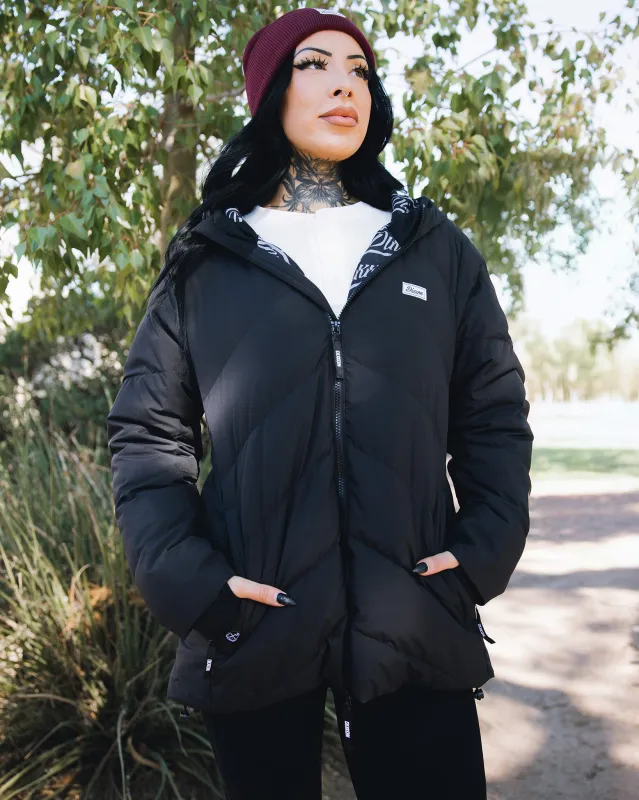 Women's Ridge Down Jacket - Black made by Dixxon