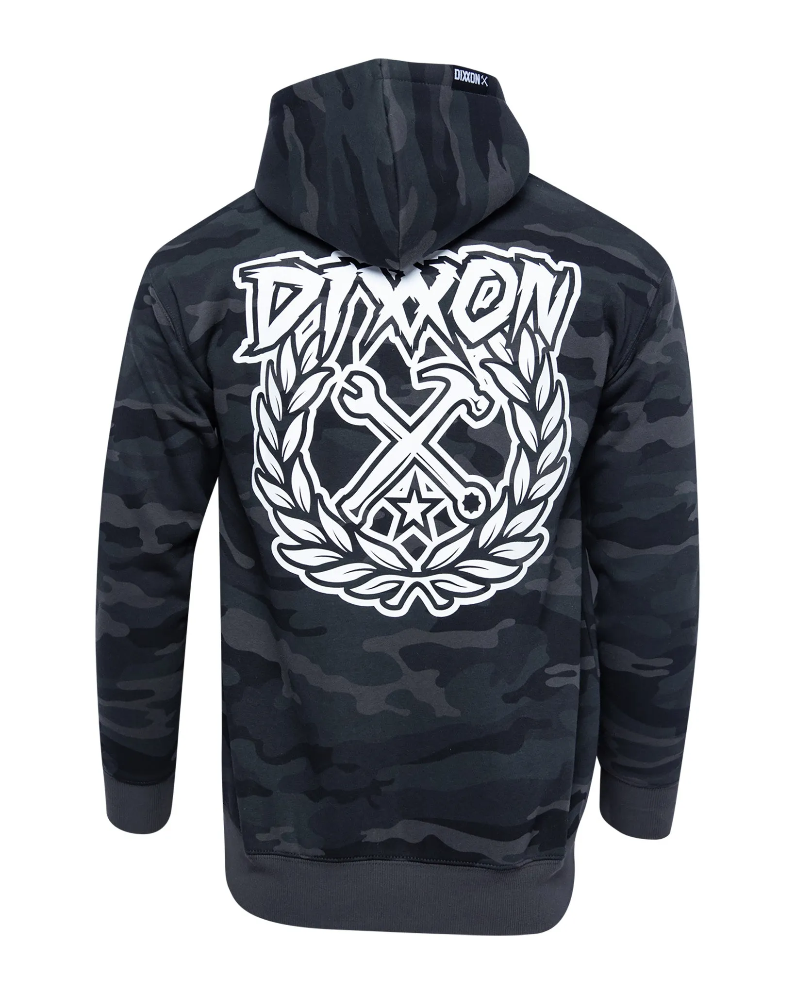 White Party Crest Zip Up Hoodie - Black Camo sold by Dixxon product image thumbnail 2