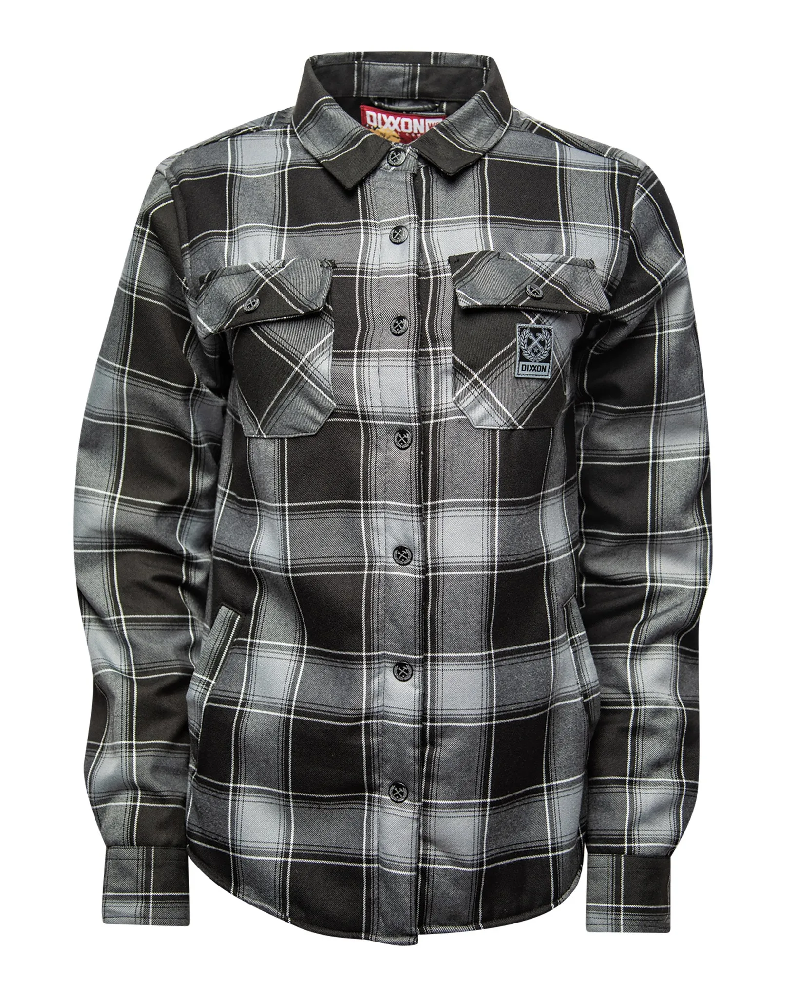 Women's The Graveyard Sherpa Lined Flannel Jacket sold by Dixxon product image thumbnail 2