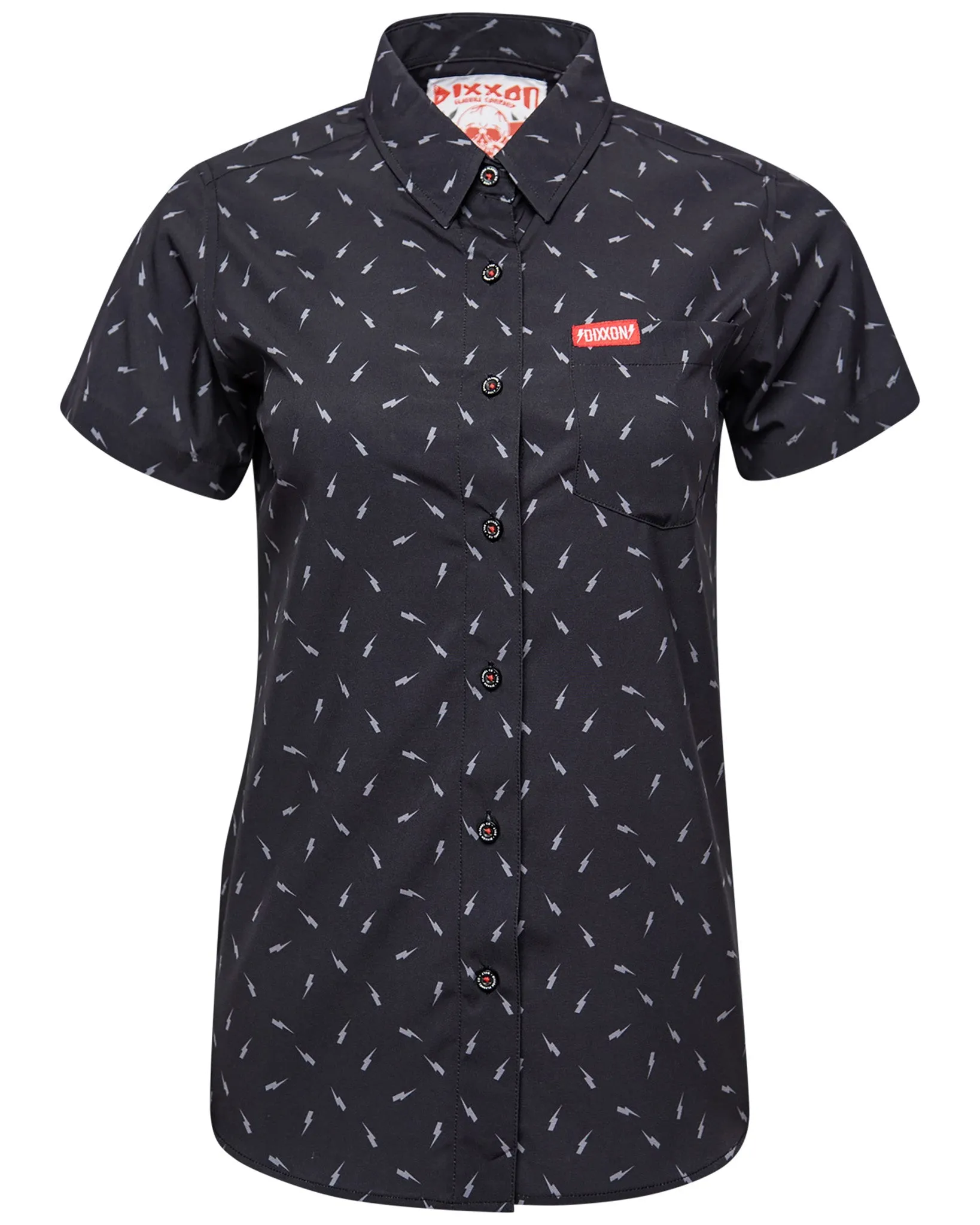 Women's Bolt Party Shirt - Black & Gray sold by Dixxon product image thumbnail 2