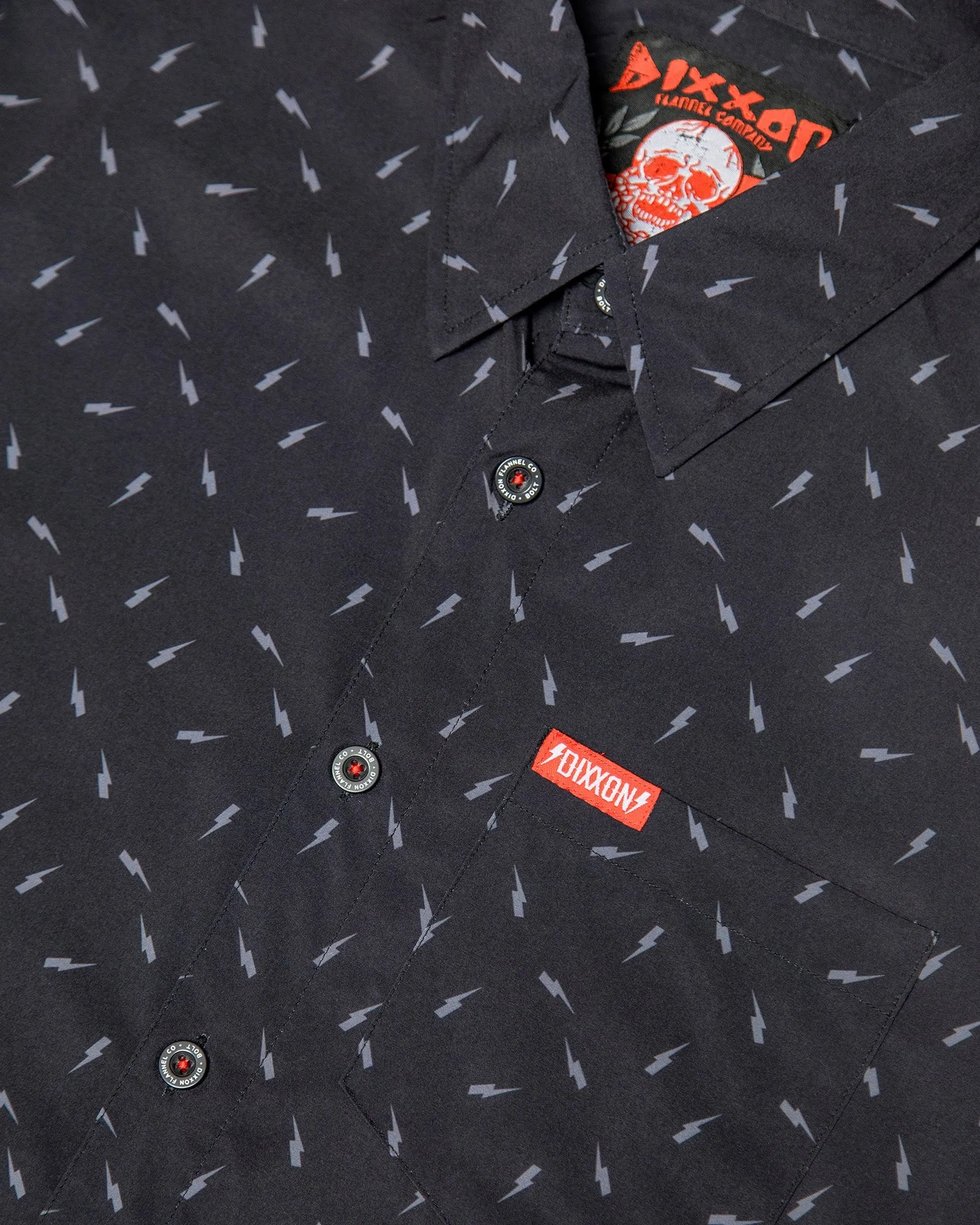 Women's Bolt Party Shirt - Black & Gray sold by Dixxon product image thumbnail 5