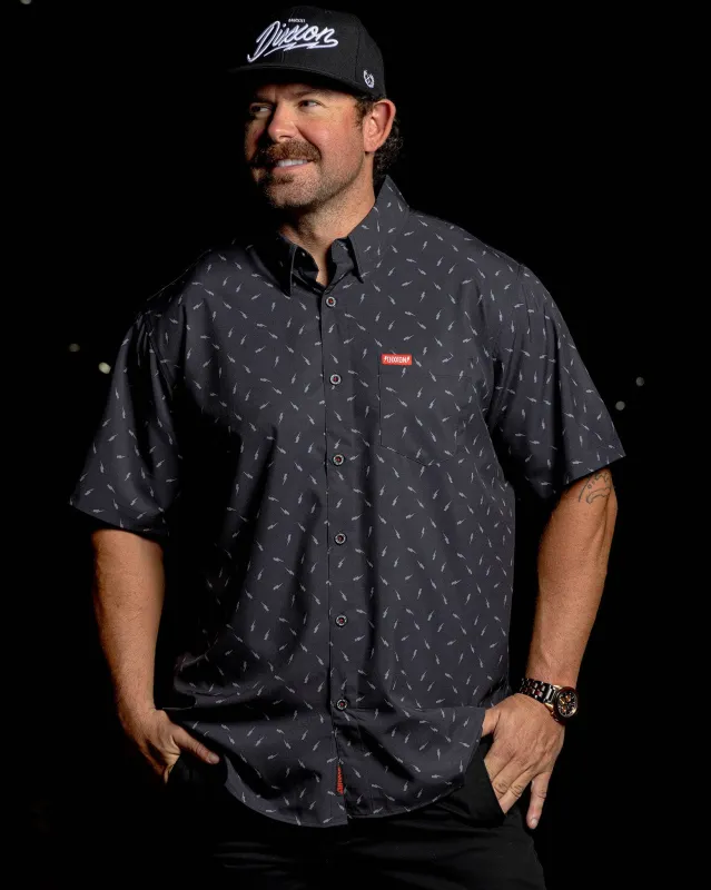 Bolt Party Shirt - Black & Gray sold by Dixxon