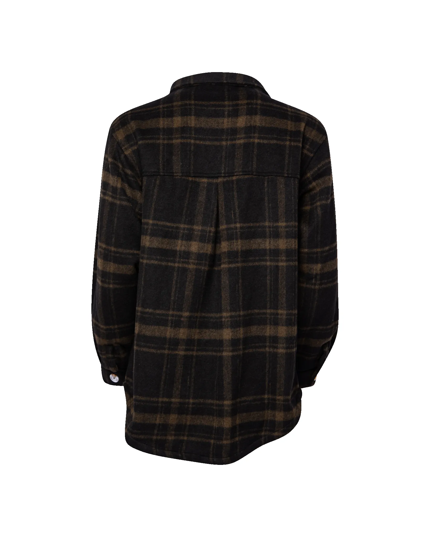 Women's Long Shacket - Brown & Black sold by Dixxon product image thumbnail 3