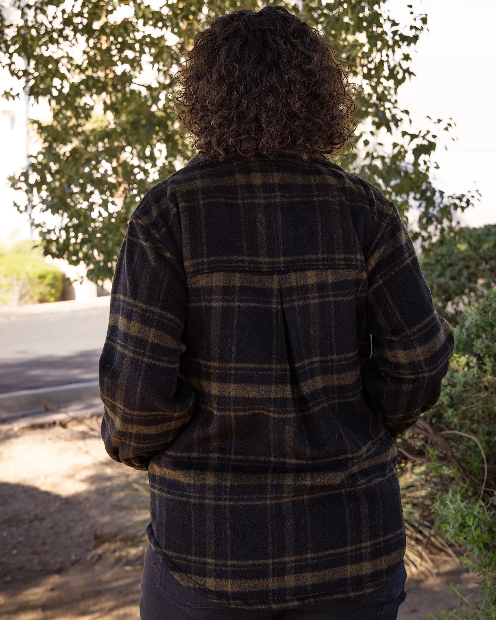 Women's Long Shacket - Brown & Black sold by Dixxon product image thumbnail 4