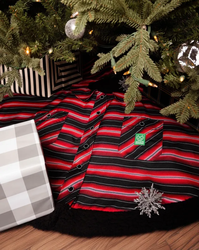 Red Serape Tree Skirt sold by Dixxon