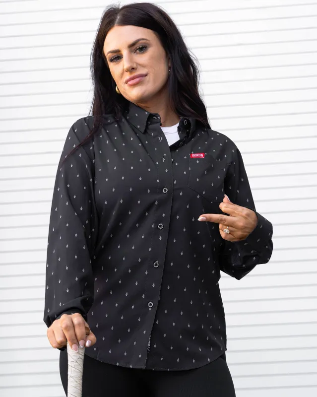 Women's Old Hoss Long Sleeve Party Shirt made by Dixxon