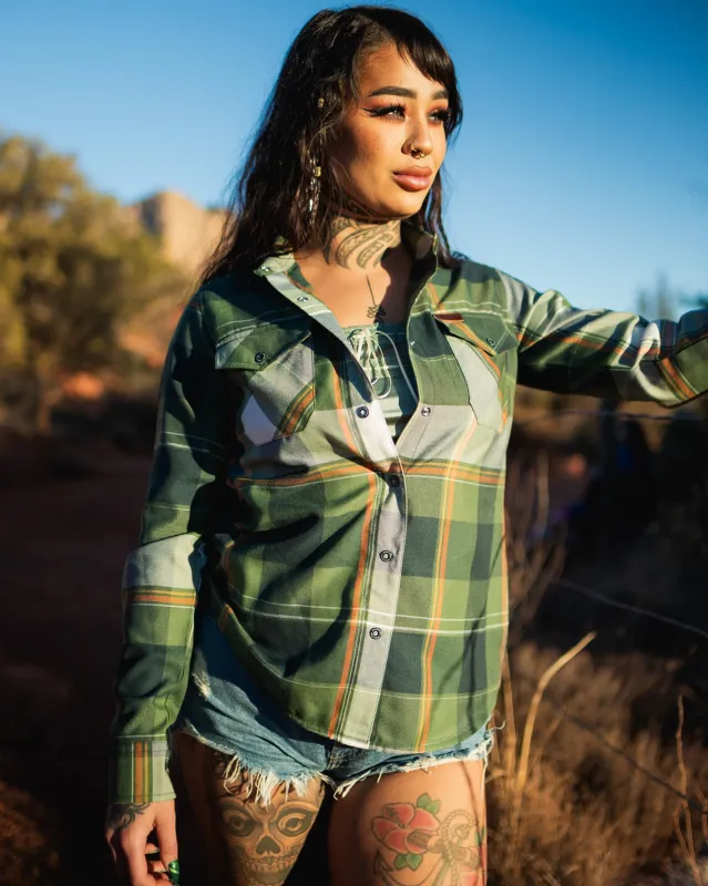 Women's The Adventurist Flannel sold by Dixxon