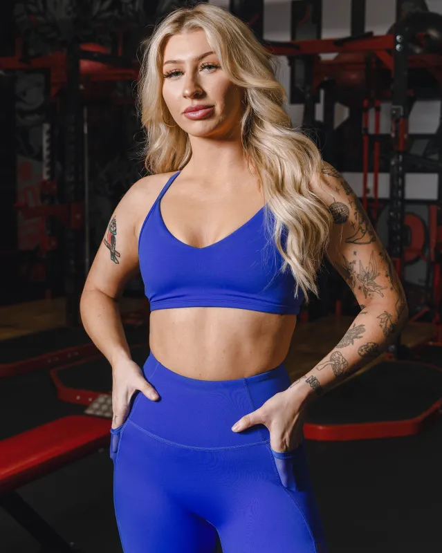 Women's Ignite Sports Bra - Cobalt made by Dixxon