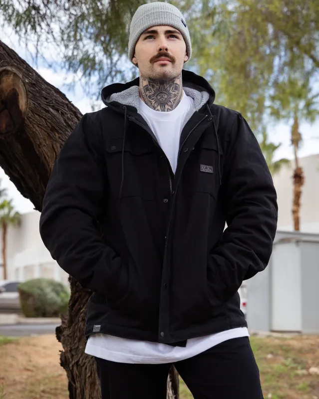 The Colt Sherpa Work Jacket - Black sold by Dixxon