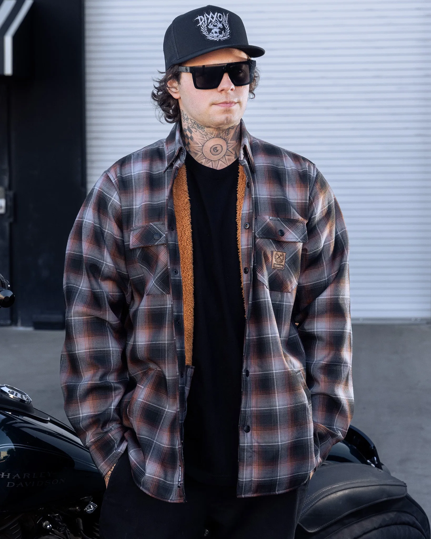 Copperline Sherpa Lined Flannel Jacket sold by Dixxon product image thumbnail 3