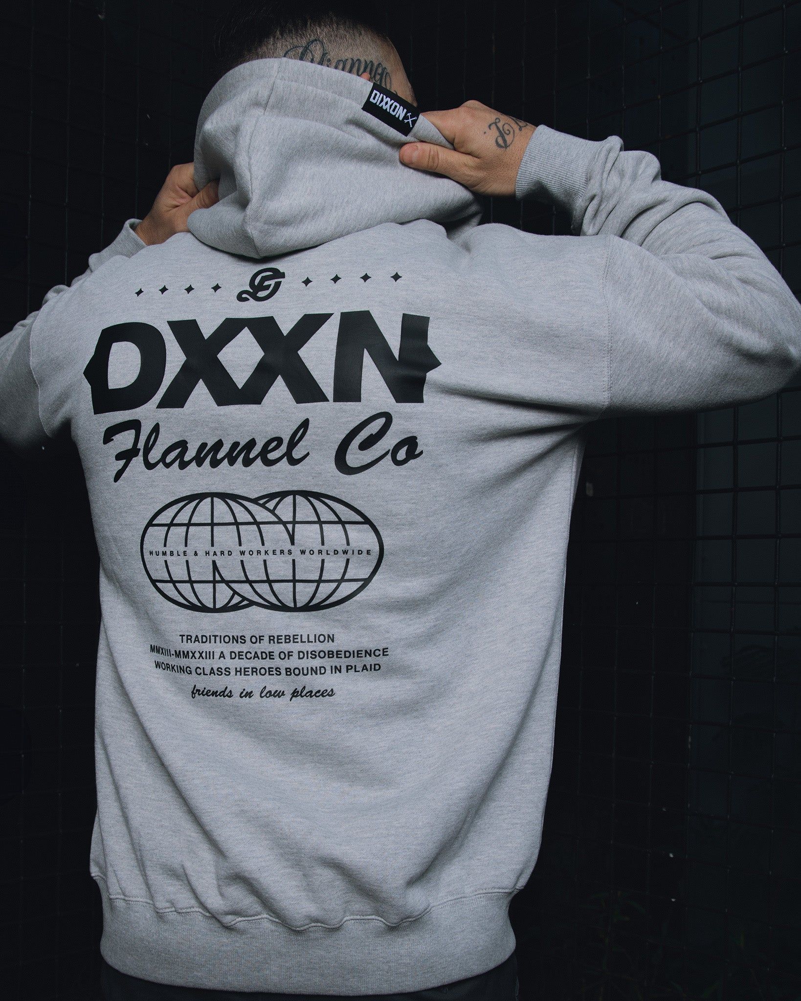Black Tech Zip Up - Heathered Gray sold by Dixxon